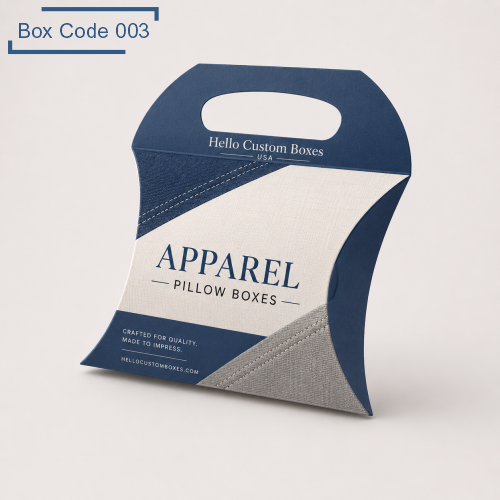 Custom Apparel Pillow Boxes