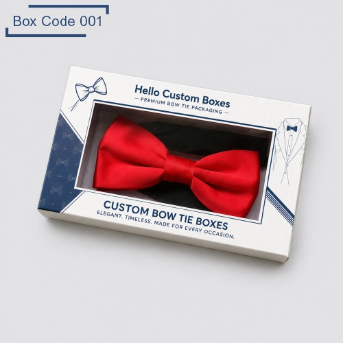 Custom Bow Tie Boxes with Window