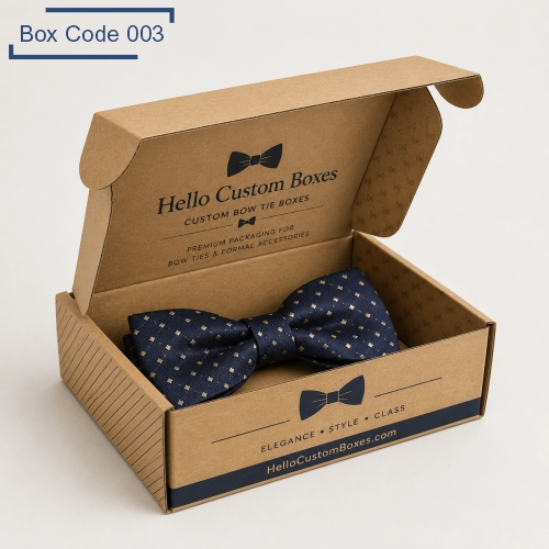 Custom Printed Bow Tie Boxes