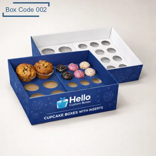 Custom Cupcake Boxes with Inserts