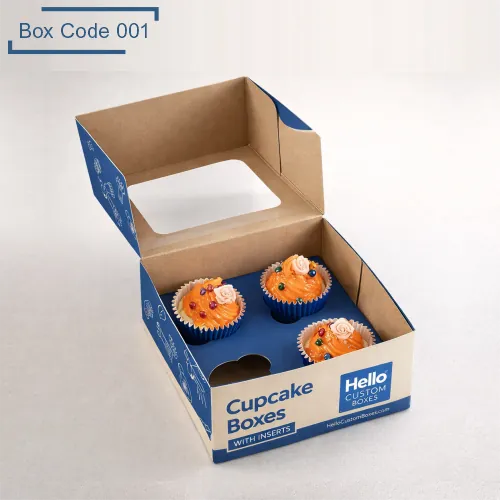 Custom Cupcake Boxes with Inserts