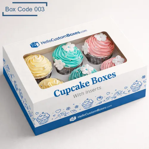 Custom Cupcake Boxes with Inserts