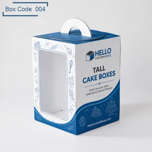 Custom Tall Cake Boxes