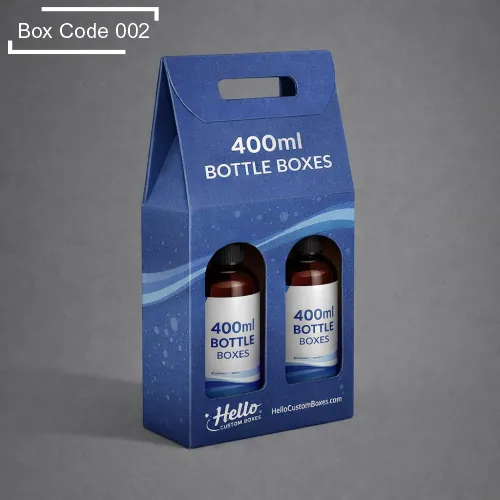 Custom 400ml Bottle Boxes
