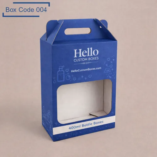Custom 400ml Bottle Boxes
