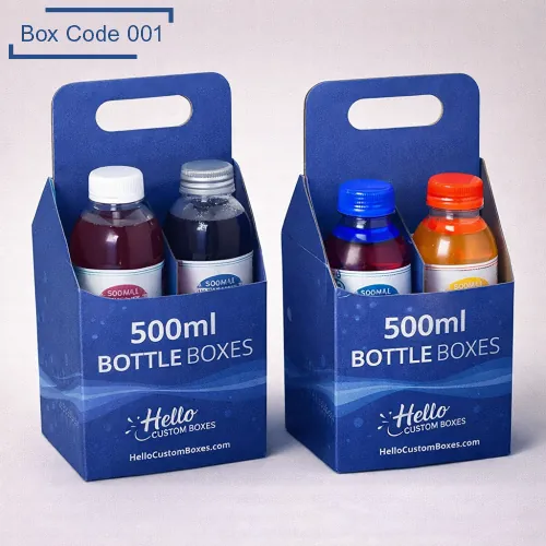 Custom 500ml Bottle Boxes