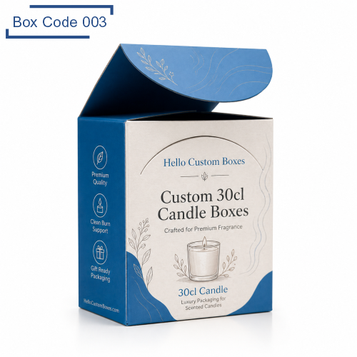 Custom Printed 30cl Candle Boxes