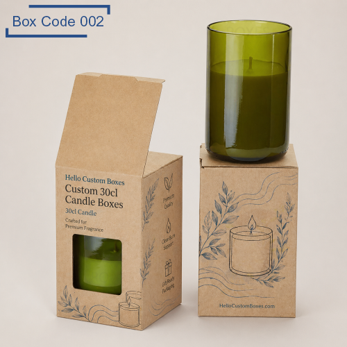 Custom Printed 30cl Candle Boxes
