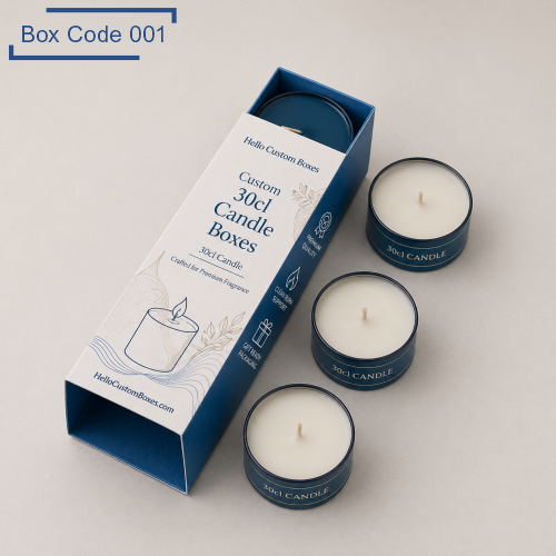 Custom Printed 30cl Candle Boxes