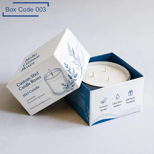 Custom Printed 50cl Candle Boxes