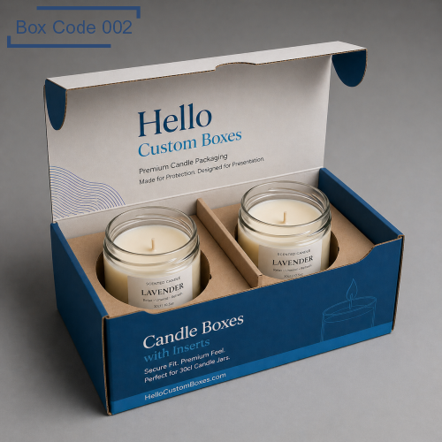 Custom Candle Boxes with Inserts