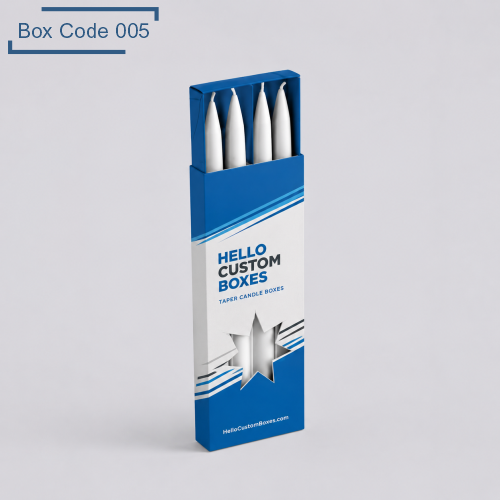 Custom Taper Candle Packaging Boxes