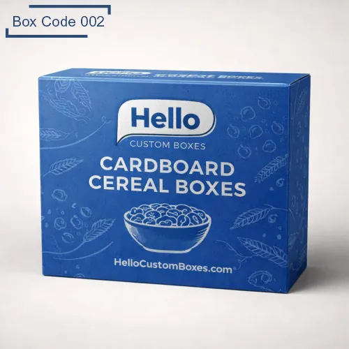 Custom Cardboard Cereal Boxes