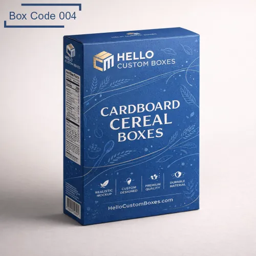 Custom Cardboard Cereal Boxes