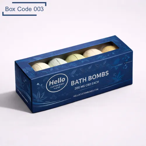 CBD Bath Bomb Boxes