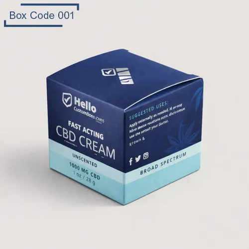 Custom CBD Cream Boxes