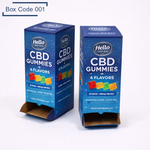 Custom CBD Gummies Boxes