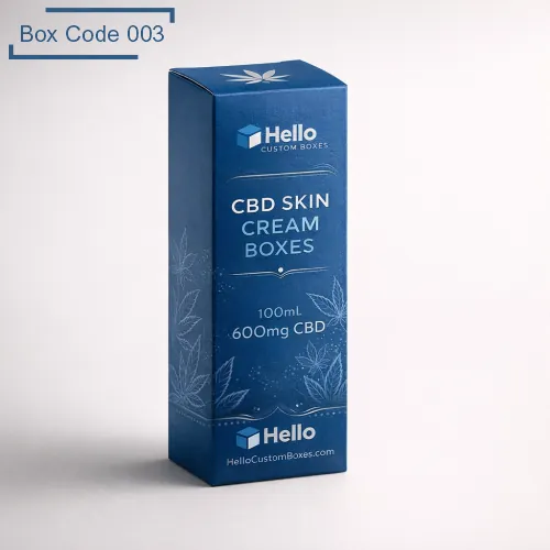 Custom CBD Skin Cream Boxes