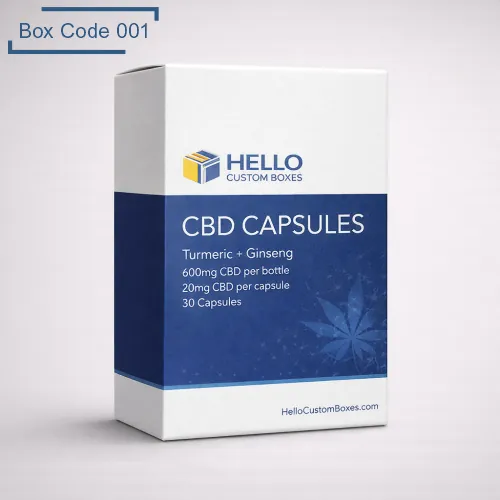 Custom CBD Supplements Boxes