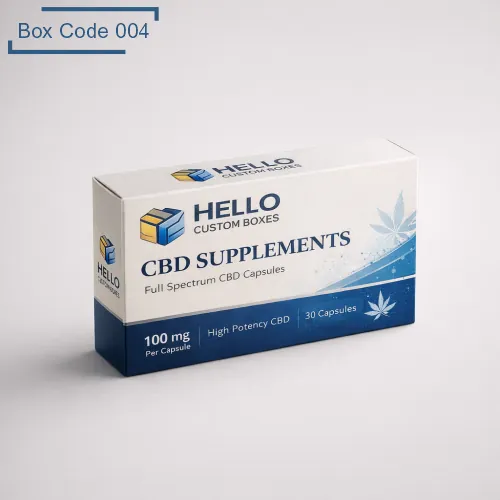 Custom CBD Supplements Boxes