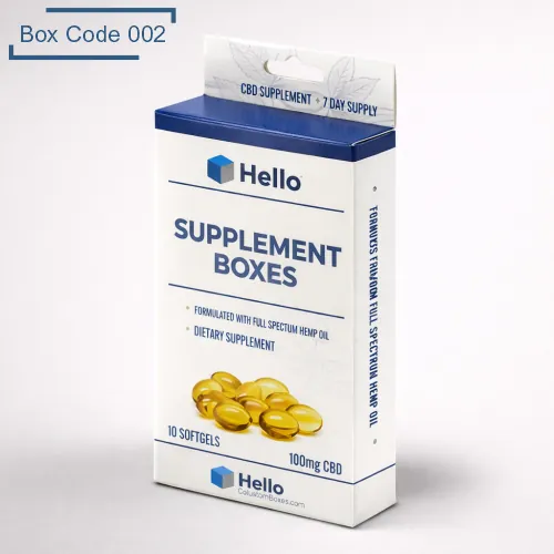 Custom CBD Supplements Boxes