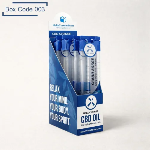 Custom CBD Syringe Boxes