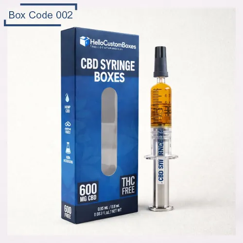Custom CBD Syringe Boxes