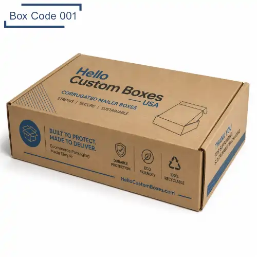 Custom Corrugated Mailer Boxes