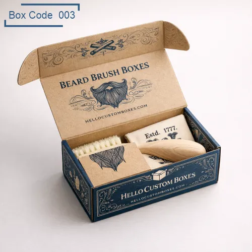 Custom Beard Brush Boxes
