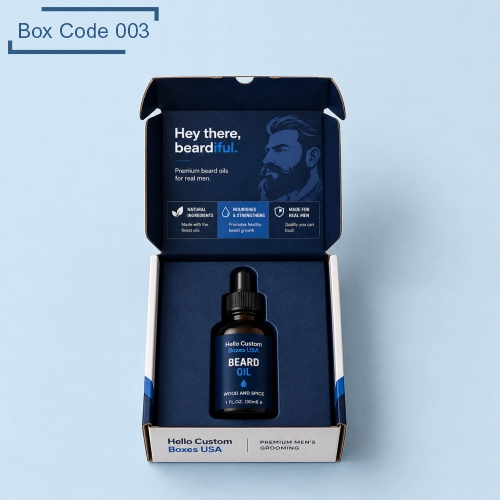 Custom Beard Oil Packaging Boxes