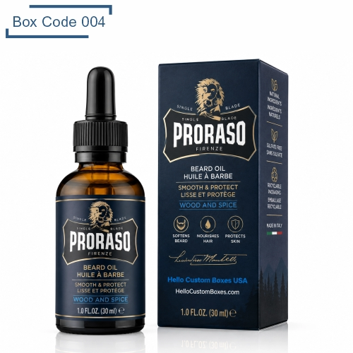 Custom Beard Oil Packaging Boxes