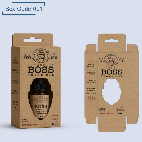 Custom Beard Oil Packaging Boxes