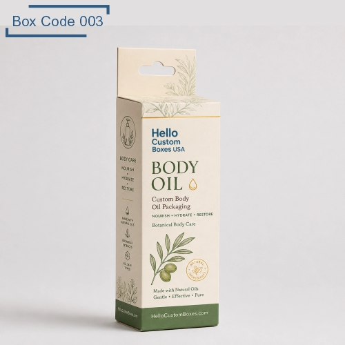 Custom Body Oil Packaging