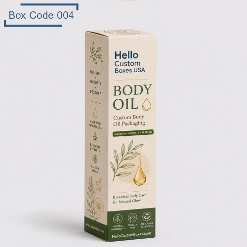 Custom Body Oil Packaging