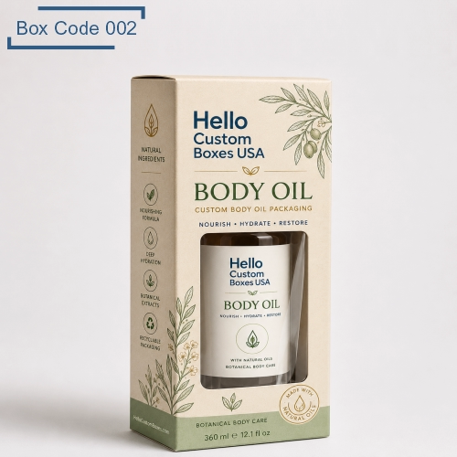Custom Body Oil Packaging