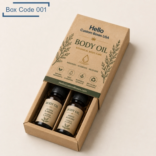 Custom Body Oil Packaging