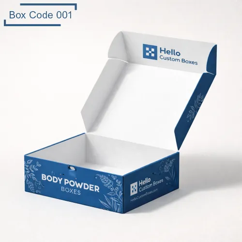 Custom Body Powder Packaging Boxes