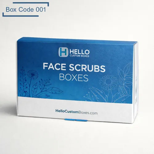 Custom Face Scrubs Boxes