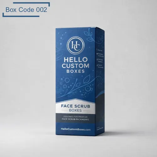 Custom Face Scrubs Boxes