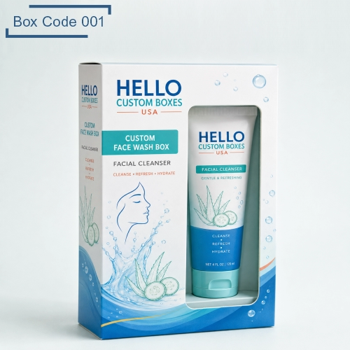 Custom Face Wash Boxes