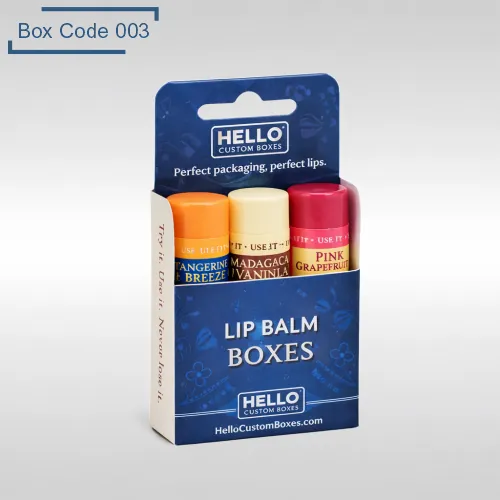 Custom Lip Balm Boxes