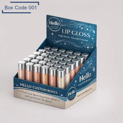 Custm Lip Gloss Boxes