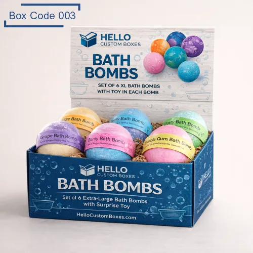 Custom Bath Bomb Display Boxes