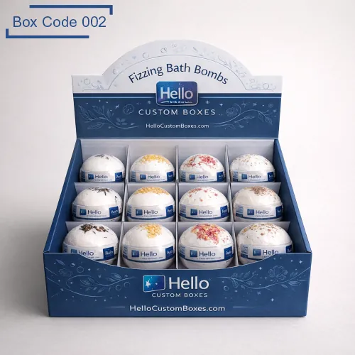 Custom Bath Bomb Display Boxes