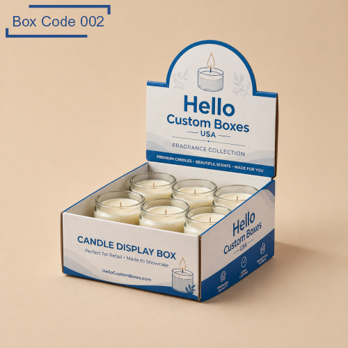 Custom Printed Candle Display Boxes