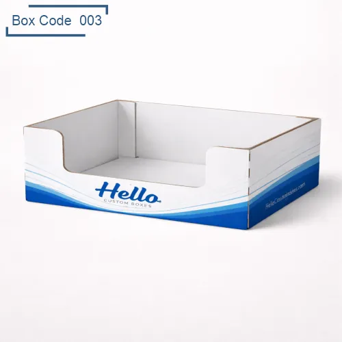 Custom White Display Boxes