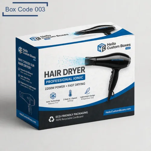 Custom Hair Dryer Boxes