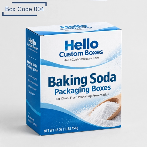 Custom Baking Soda Boxes