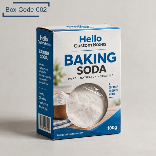 Custom Baking Soda Boxes