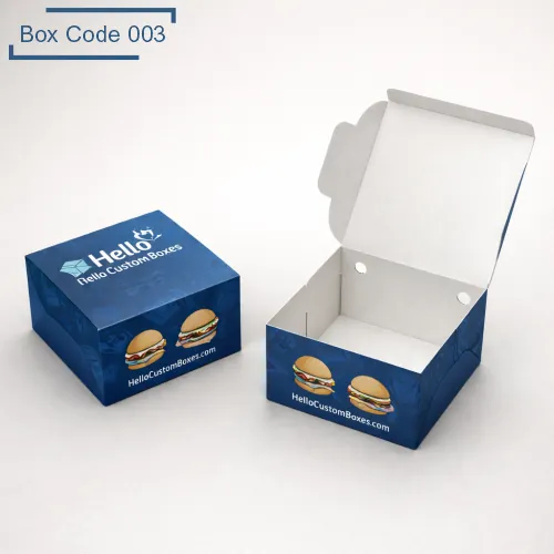 Custom Burger Packaging Boxes
